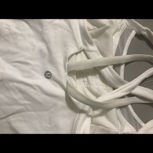 Lululemon cross back mesh tank crop length